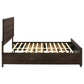 Kauffman Wood Queen Storage Panel Bed Dark Cocoa