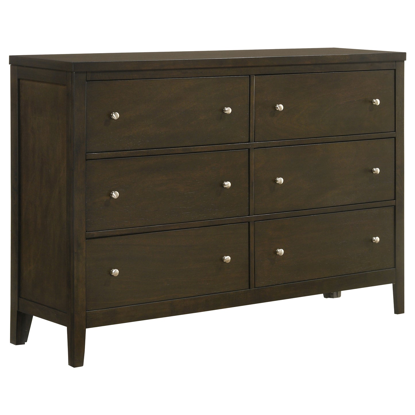 Wilkes 6-drawer Dresser Cabinet Dark Cocoa