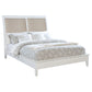 Bexhill 56-inch Upholstered California King Panel Bed White