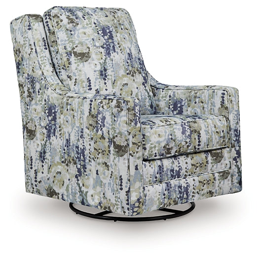 Dustinford Swivel Glider Accent Chair