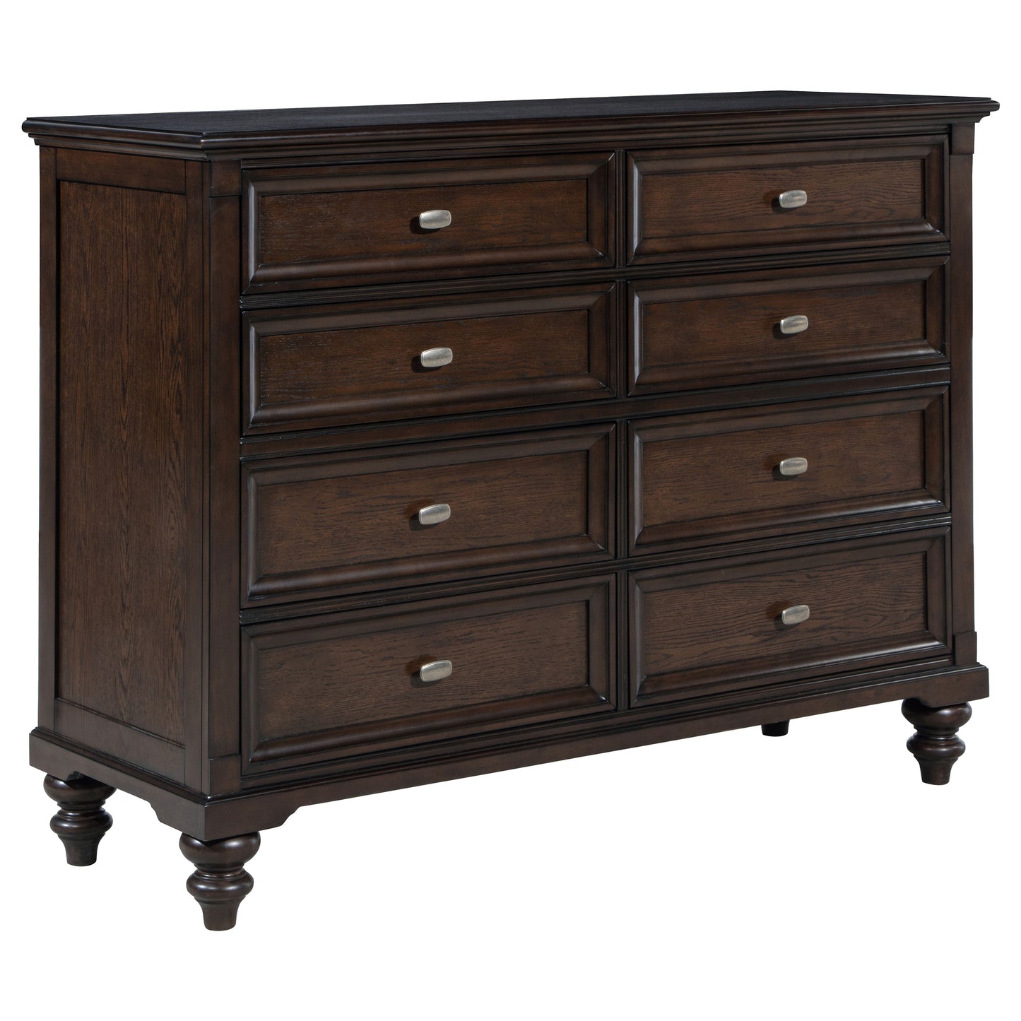 Andover 4-piece California King Bedroom Set Dark Oak