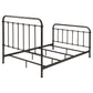 Livingston Metal Full Open Frame Bed Dark Bronze