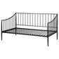 Newbury Metal Twin Daybed Bed Frame Matte Black