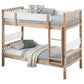 Dakota Wood Twin Over Twin Bunk Bed Natural