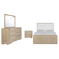 Ladera 4-piece Eastern King Bedroom Set Light Elm