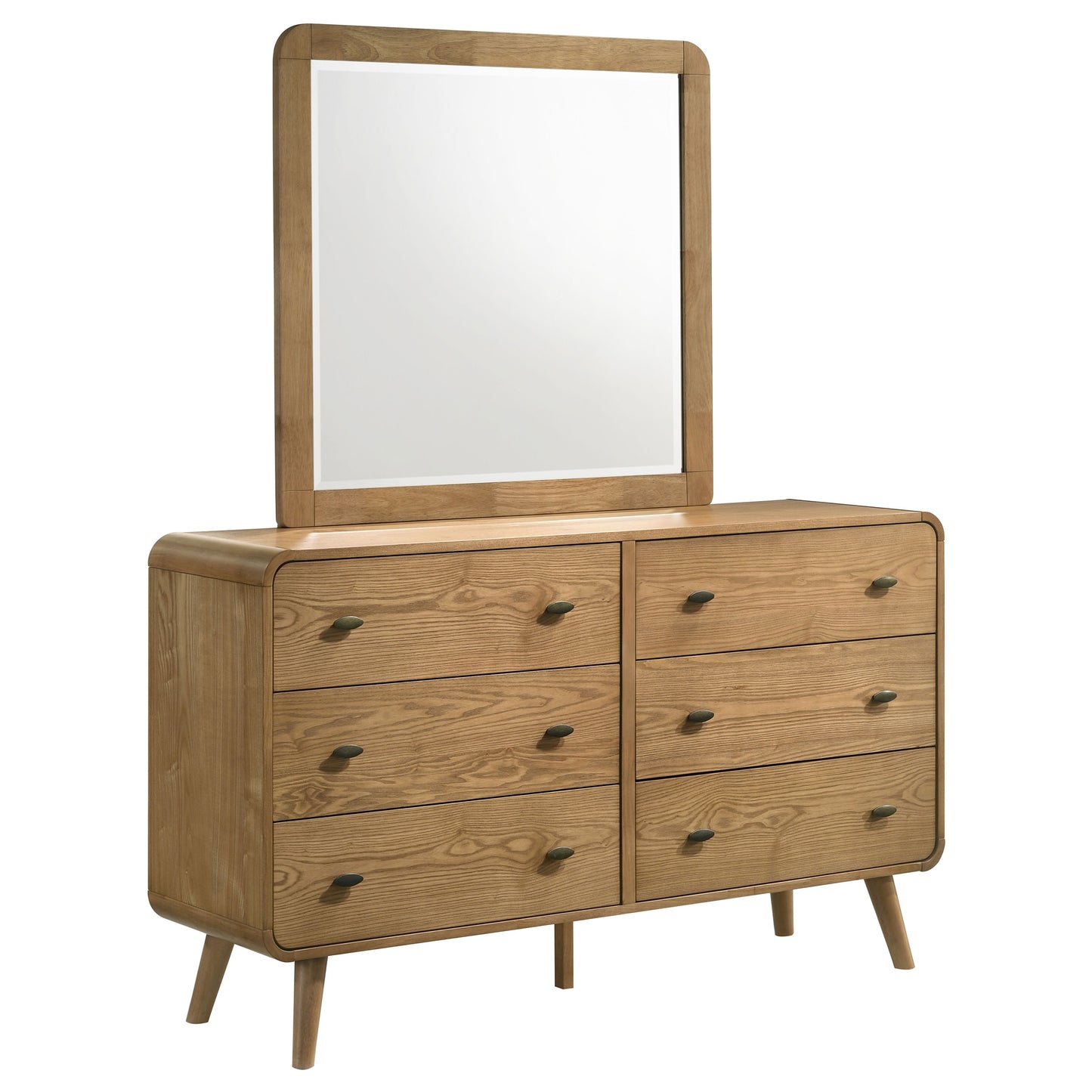 Robyn 6-drawer Bedroom Dresser Light Ash