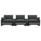 Collins 5-piece Power Reclining Home Theater Seating Dark Grey