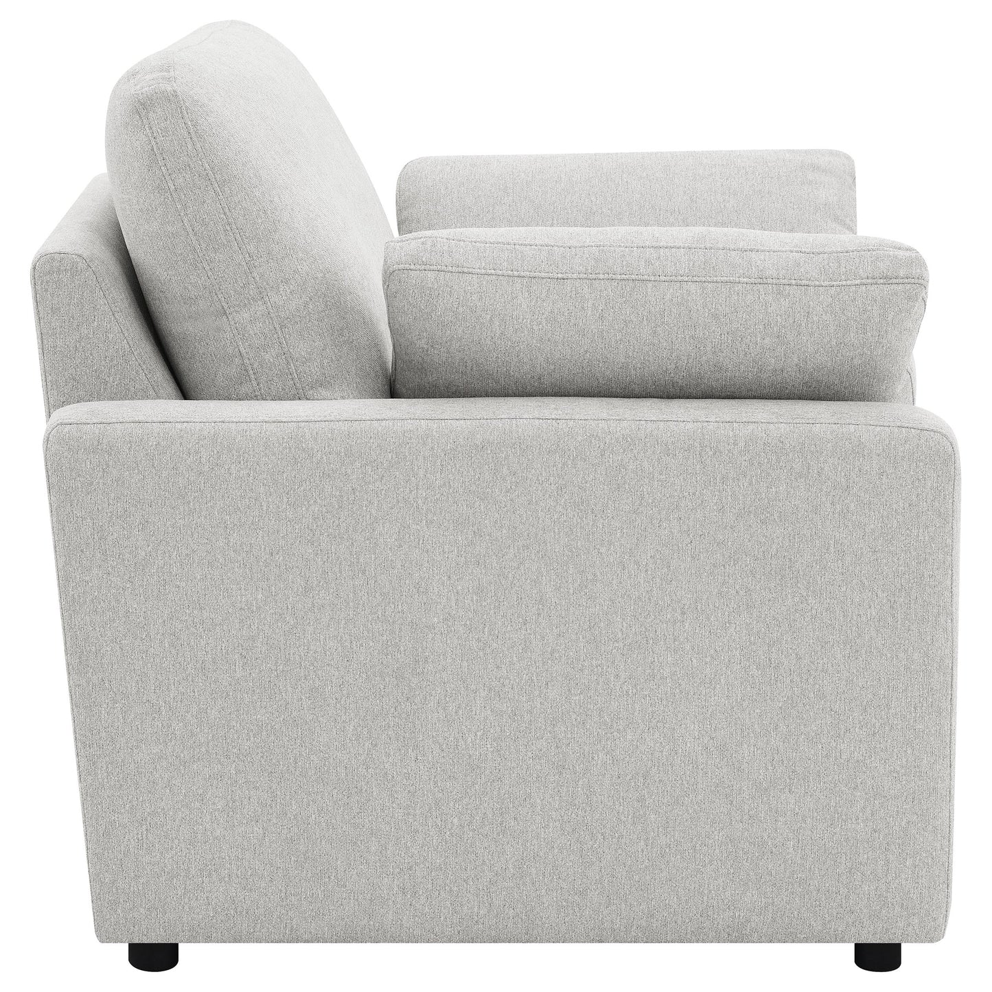 Collins Upholstered Power Recliner Chair Grey