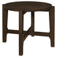 Cota 3-piece Solid Wood Coffee and End Table Set Dark Brown