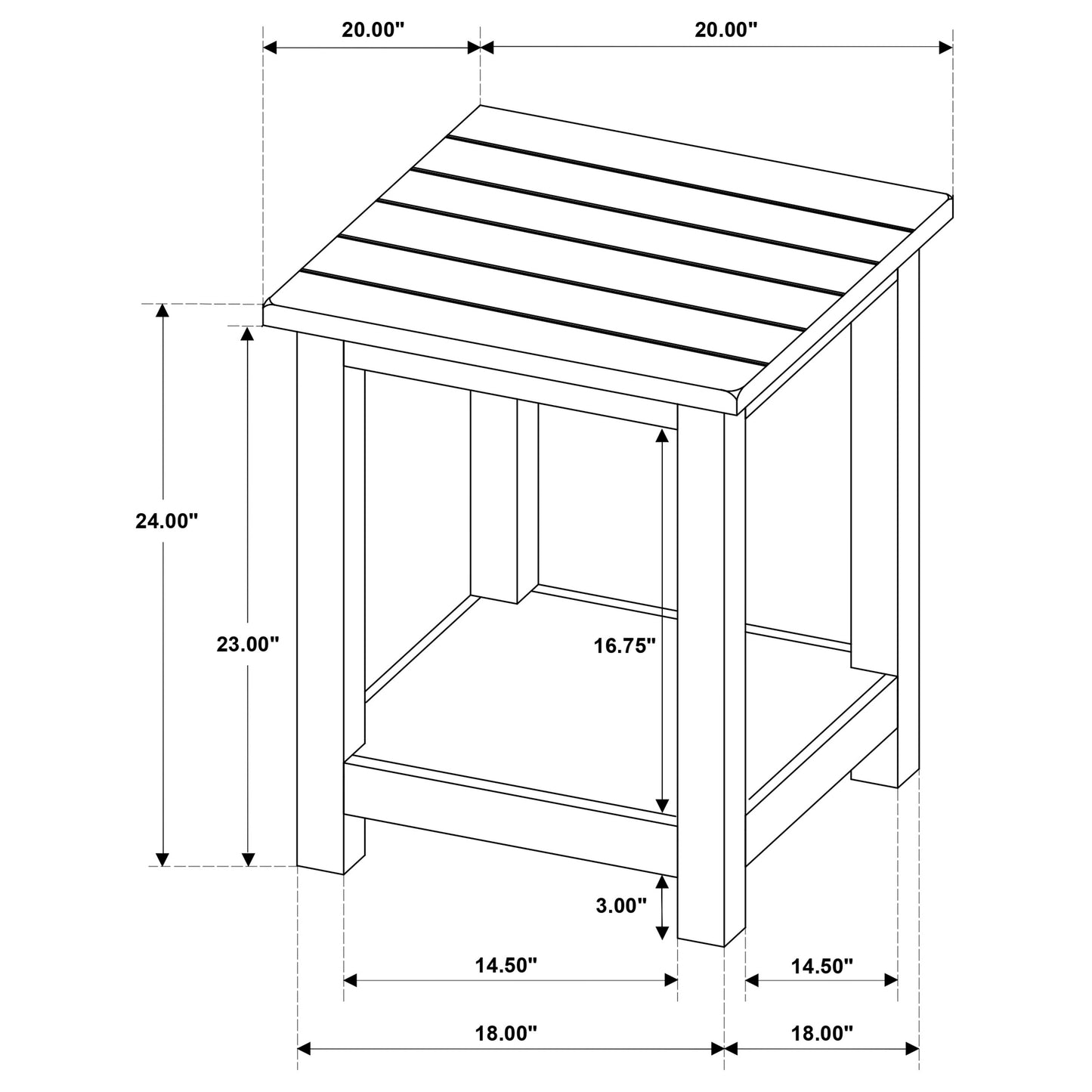 Payne 2-piece Coffee and End Table Set Distressed White