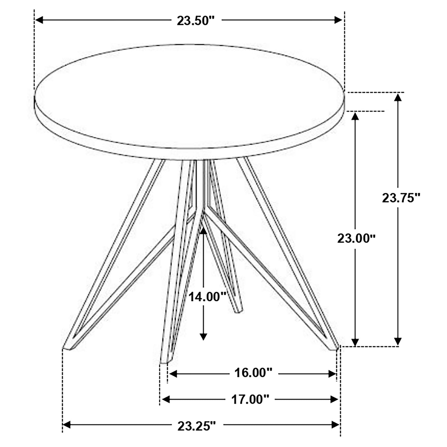 Hadi 2-piece Round SmartTop Coffee and End Table Set Cement